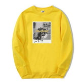 Printed crew neck sweatshirt
